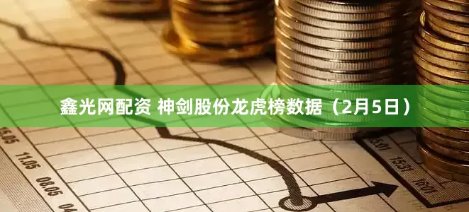 鑫光网配资 神剑股份龙虎榜数据（2月5日）